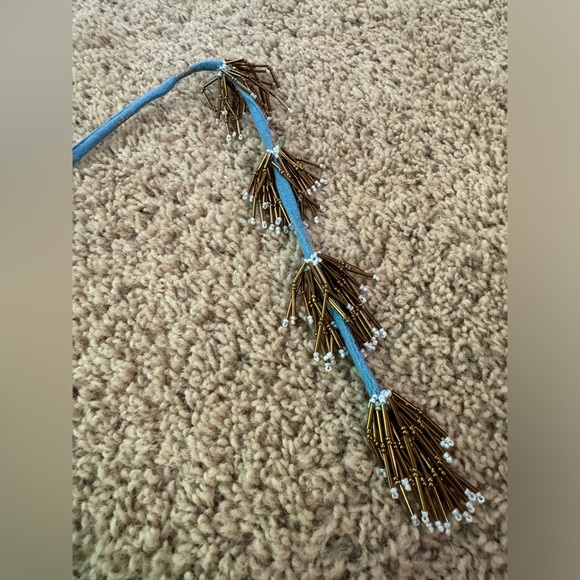 Blue halter neck midi dress by sundress - Picture 3 of 4